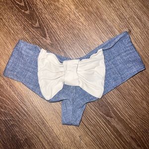 Lolli Denim and Pink Bow Bottoms